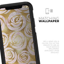 Karamfila Watercolor & Gold V1 - Skin Kit for the iPhone OtterBox Cases