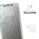Karamfila Watercolor & Gold V3 - Vinyl Skin Wrap for iPhone 17 Pro Max, 17 Pro, 17 Air, 17, 16 & All Models — Soft Matte or Ultra Gloss