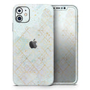 Karamfila Watercolor & Gold V3 - Vinyl Skin Wrap for iPhone 17 Pro Max, 17 Pro, 17 Air, 17, 16 & All Models — Soft Matte or Ultra Gloss