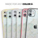 Karamfila Watercolor & Gold V3 - Vinyl Skin Wrap for iPhone 17 Pro Max, 17 Pro, 17 Air, 17, 16 & All Models — Soft Matte or Ultra Gloss