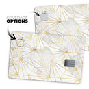 Karamfila Watercolor & Gold V4 - Premium Protective Decal Skin-Kit for the Apple Credit Card