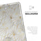Karamfila Watercolor & Gold V4 - Full Body Skin Decal for the Apple iPad Pro 12.9", 11", 10.5", 9.7", Air or Mini (All Models Available)