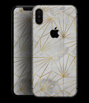 Karamfila Watercolor & Gold V4 - iPhone XS MAX, XS/X, 8/8+, 7/7+, 5/5S/SE Skin-Kit (All iPhones Available)