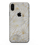 Karamfila Watercolor & Gold V4 - iPhone XS MAX, XS/X, 8/8+, 7/7+, 5/5S/SE Skin-Kit (All iPhones Available)