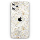 Karamfila Watercolor & Gold V4 - Vinyl Skin Wrap for iPhone 17 Pro Max, 17 Pro, 17 Air, 17, 16 & All Models — Soft Matte or Ultra Gloss