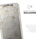 Karamfila Watercolor & Gold V4 - Vinyl Skin Wrap for iPhone 17 Pro Max, 17 Pro, 17 Air, 17, 16 & All Models — Soft Matte or Ultra Gloss