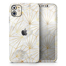 Karamfila Watercolor & Gold V4 - Vinyl Skin Wrap for iPhone 17 Pro Max, 17 Pro, 17 Air, 17, 16 & All Models — Soft Matte or Ultra Gloss