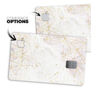 Karamfila Watercolor & Gold V5 - Premium Protective Decal Skin-Kit for the Apple Credit Card