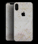 Karamfila Watercolor & Gold V5 - iPhone XS MAX, XS/X, 8/8+, 7/7+, 5/5S/SE Skin-Kit (All iPhones Available)