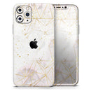 Karamfila Watercolor & Gold V5 - Vinyl Skin Wrap for iPhone 17 Pro Max, 17 Pro, 17 Air, 17, 16 & All Models — Soft Matte or Ultra Gloss