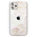 Karamfila Watercolor & Gold V5 - Vinyl Skin Wrap for iPhone 17 Pro Max, 17 Pro, 17 Air, 17, 16 & All Models — Soft Matte or Ultra Gloss