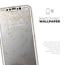 Karamfila Watercolor & Gold V5 - Vinyl Skin Wrap for iPhone 17 Pro Max, 17 Pro, 17 Air, 17, 16 & All Models — Soft Matte or Ultra Gloss