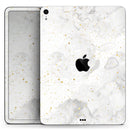 Karamfila Watercolor & Gold V6 - Full Body Skin Decal for the Apple iPad Pro 12.9", 11", 10.5", 9.7", Air or Mini (All Models Available)