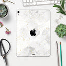 Karamfila Watercolor & Gold V6 - Full Body Skin Decal for the Apple iPad Pro 12.9", 11", 10.5", 9.7", Air or Mini (All Models Available)