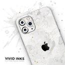 Karamfila Watercolor & Gold V6 - Vinyl Skin Wrap for iPhone 17 Pro Max, 17 Pro, 17 Air, 17, 16 & All Models — Soft Matte or Ultra Gloss