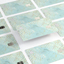 Karamfila Watercolor & Gold V7 - Premium Protective Decal Skin-Kit for the Apple Credit Card