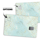 Karamfila Watercolor & Gold V7 - Premium Protective Decal Skin-Kit for the Apple Credit Card