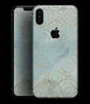 Karamfila Watercolor & Gold V7 - iPhone XS MAX, XS/X, 8/8+, 7/7+, 5/5S/SE Skin-Kit (All iPhones Available)