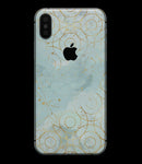 Karamfila Watercolor & Gold V7 - iPhone XS MAX, XS/X, 8/8+, 7/7+, 5/5S/SE Skin-Kit (All iPhones Available)