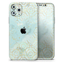 Karamfila Watercolor & Gold V7 - Vinyl Skin Wrap for iPhone 17 Pro Max, 17 Pro, 17 Air, 17, 16 & All Models — Soft Matte or Ultra Gloss