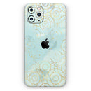 Karamfila Watercolor & Gold V7 - Vinyl Skin Wrap for iPhone 17 Pro Max, 17 Pro, 17 Air, 17, 16 & All Models — Soft Matte or Ultra Gloss