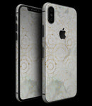 Karamfila Watercolor & Gold V8 - iPhone XS MAX, XS/X, 8/8+, 7/7+, 5/5S/SE Skin-Kit (All iPhones Available)