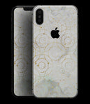 Karamfila Watercolor & Gold V8 - iPhone XS MAX, XS/X, 8/8+, 7/7+, 5/5S/SE Skin-Kit (All iPhones Available)