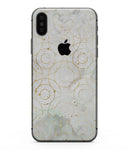 Karamfila Watercolor & Gold V8 - iPhone XS MAX, XS/X, 8/8+, 7/7+, 5/5S/SE Skin-Kit (All iPhones Available)