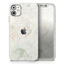 Karamfila Watercolor & Gold V8 - Vinyl Skin Wrap for iPhone 17 Pro Max, 17 Pro, 17 Air, 17, 16 & All Models — Soft Matte or Ultra Gloss