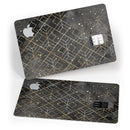 Karamfila Watercolor & Gold V9 - Premium Protective Decal Skin-Kit for the Apple Credit Card