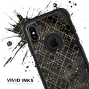Karamfila Watercolor & Gold V9 - Skin Kit for the iPhone OtterBox Cases