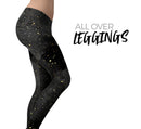 Karamfila Watercolor & Gold V10 - All Over Print Womens Leggings / Yoga or Workout Pants