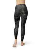 Karamfila Watercolor & Gold V10 - All Over Print Womens Leggings / Yoga or Workout Pants