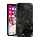 Karamfila Watercolor & Gold V10 - iPhone X Swappable Hybrid Case
