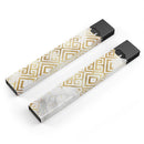 Karamfila Watercolor & Gold V11 - Premium Decal Protective Skin-Wrap Sticker compatible with the Juul Labs vaping device