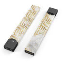 Karamfila Watercolor & Gold V11 - Premium Decal Protective Skin-Wrap Sticker compatible with the Juul Labs vaping device