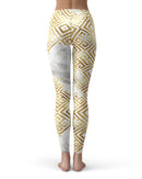 Karamfila Watercolor & Gold V11 - All Over Print Womens Leggings / Yoga or Workout Pants