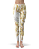 Karamfila Watercolor & Gold V11 - All Over Print Womens Leggings / Yoga or Workout Pants