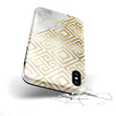Karamfila Watercolor & Gold V11 - iPhone X Swappable Hybrid Case