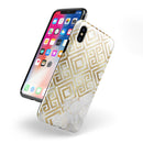 Karamfila Watercolor & Gold V11 - iPhone X Swappable Hybrid Case