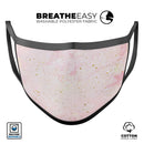 Karamfila Watercolor & Gold V12 - Made in USA Mouth Cover Unisex Anti-Dust Cotton Blend Reusable & Washable Face Mask with Adjustable Sizing for Adult or Child