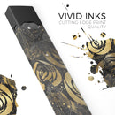 Karamfila Watercolor & Gold V13 - Premium Decal Protective Skin-Wrap Sticker compatible with the Juul Labs vaping device