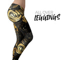 Karamfila Watercolor & Gold V13 - All Over Print Womens Leggings / Yoga or Workout Pants