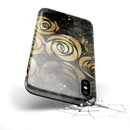 Karamfila Watercolor & Gold V13 - iPhone X Swappable Hybrid Case