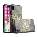 Karamfila Watercolor & Gold V13 - iPhone X Swappable Hybrid Case
