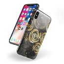 Karamfila Watercolor & Gold V13 - iPhone X Swappable Hybrid Case