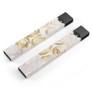 Karamfila Watercolor & Gold V14 - Premium Decal Protective Skin-Wrap Sticker compatible with the Juul Labs vaping device