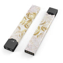 Karamfila Watercolor & Gold V14 - Premium Decal Protective Skin-Wrap Sticker compatible with the Juul Labs vaping device