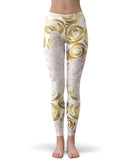 Karamfila Watercolor & Gold V14 - All Over Print Womens Leggings / Yoga or Workout Pants