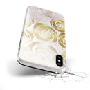 Karamfila Watercolor & Gold V14 - iPhone X Swappable Hybrid Case